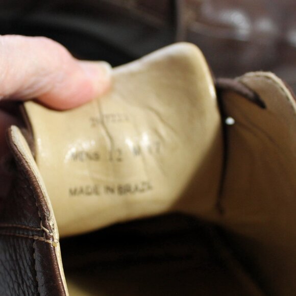 Johnston & Murphy Brown Shuler Bicycle Sheepskin Shoes 20-7223, Size 12 - Picture 7 of 10